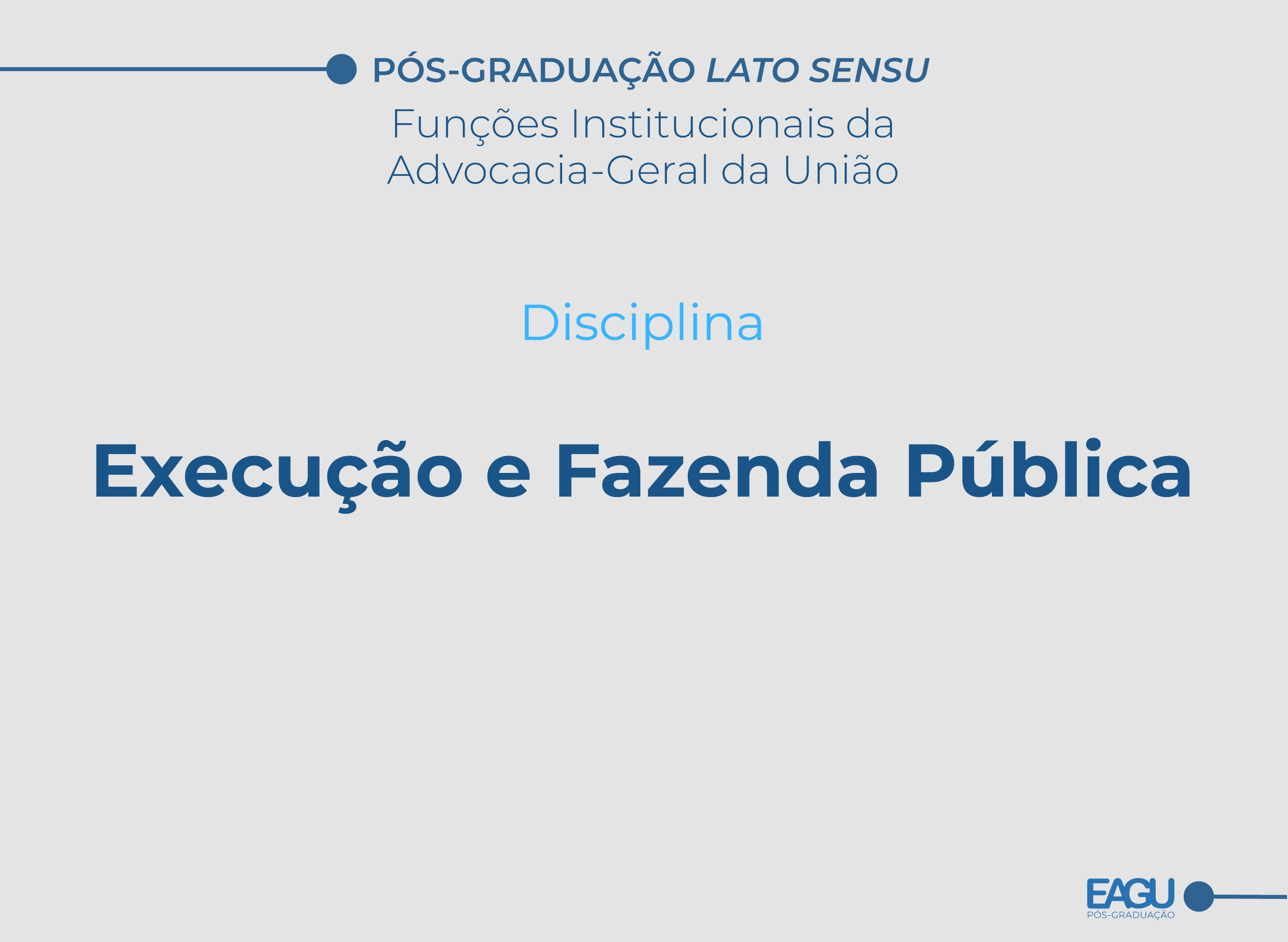 Execução e Fazenda Pública I Turma II