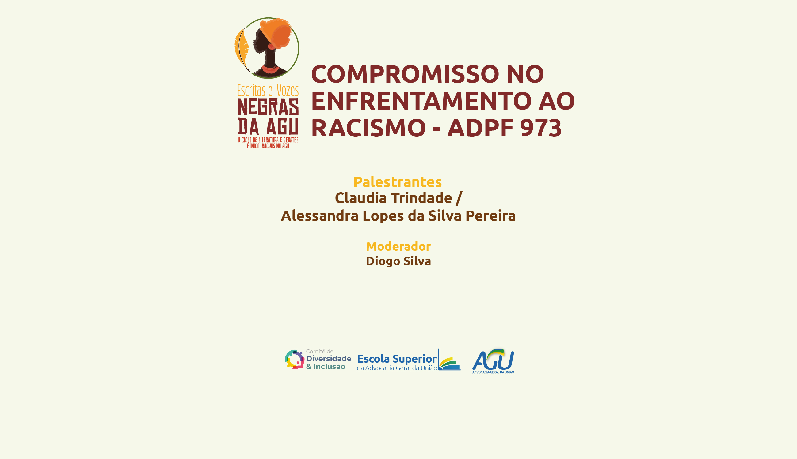 Escrita e Vozes Negras - Compromisso no enfrentamento ao Racismo - ADPF 973