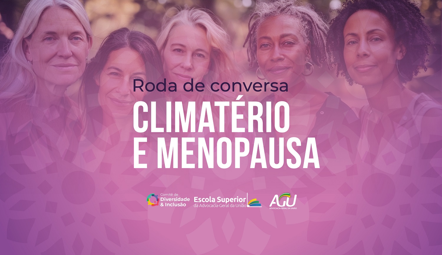 Roda de conversa sobre climatério e menopausa