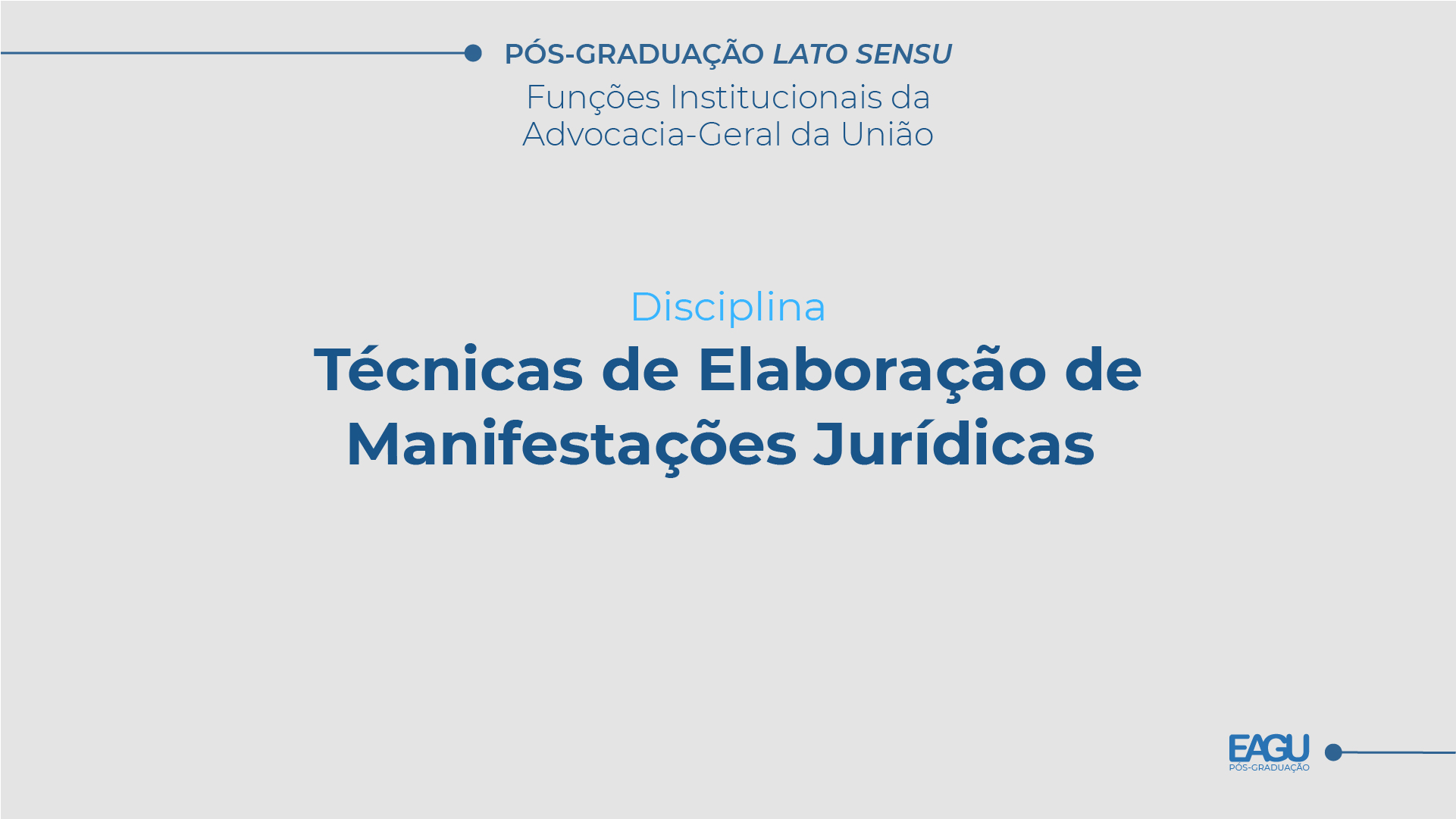 Técnicas de Elaboração de Manifestações Jurídicas | Turma II